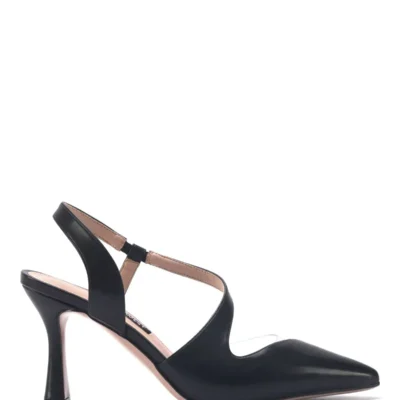 کفش پاشنه‌ بلند زنانه دژریو 3FX دار مشکی - 6319