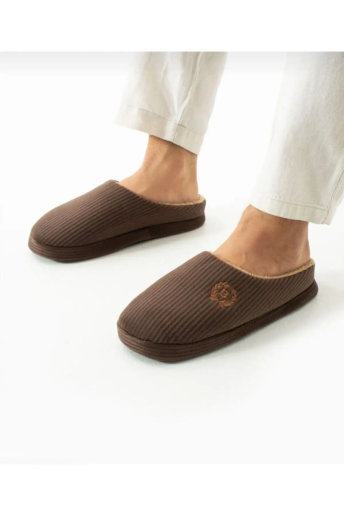 کفش سایز بزرگ مردانه دمپایی خانه  جیر (میتوانید یک شماره تر انتخاب کنید) - 5655 کفش سایز بزرگ مردانه دمپایی خانه جیر (میتوانید یک شماره تر انتخاب کنید) - 5655