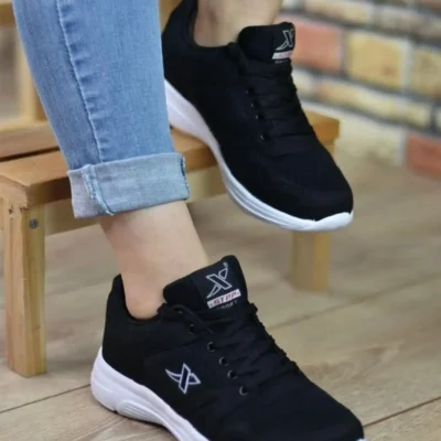 کفش سایز بزرگ مردانه ورزشی ۴۵-۴۶-۴۷ رنگ مشکی - 6723