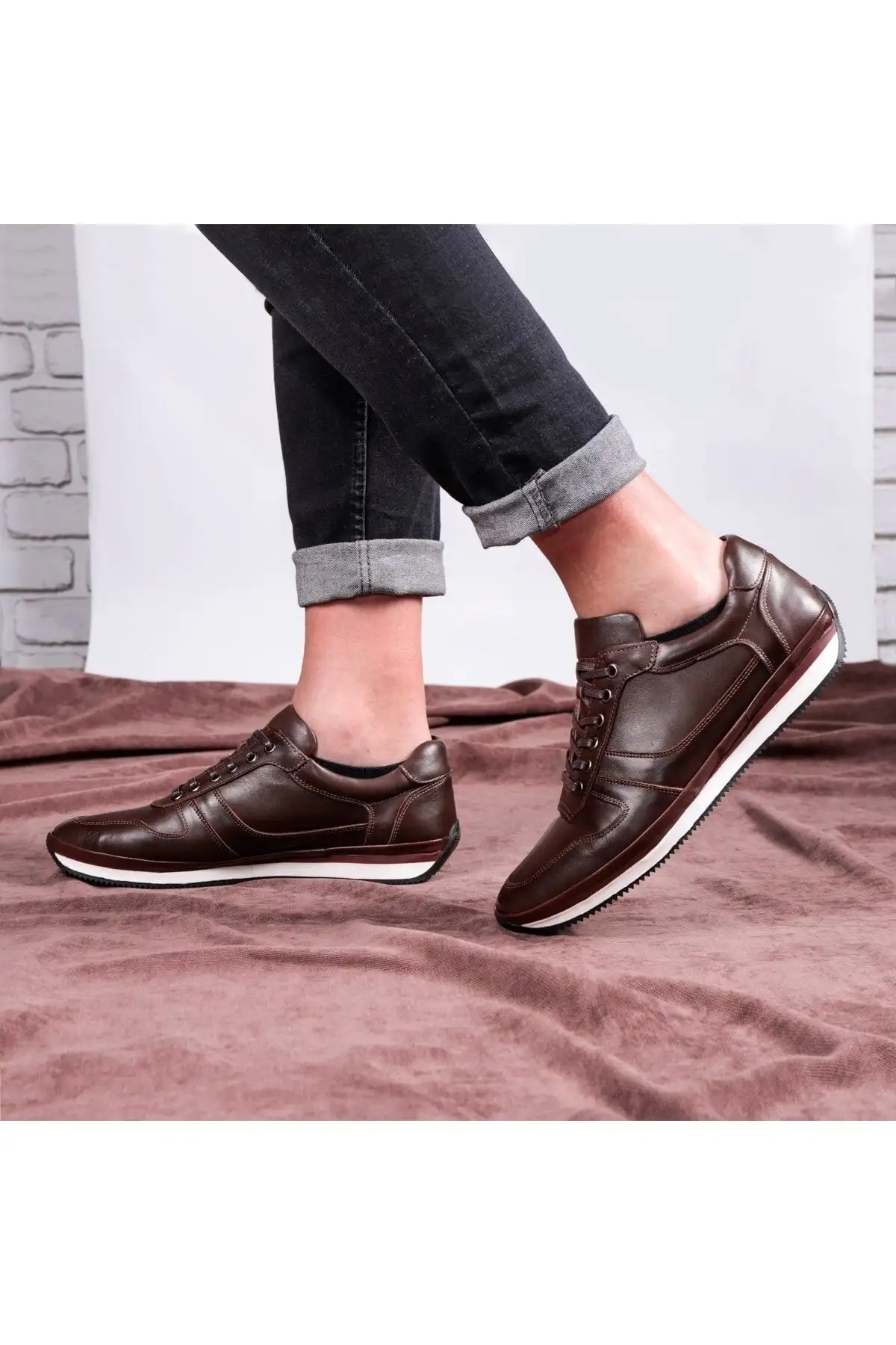 کفش سایز بزرگ مردانه حتی   روزمره چرم اصل،  کژوال،  ۱۰۰% چرم،  چهار فصل - 5677 کفش سایز بزرگ مردانه حتی روزمره چرم اصل، کژوال، ۱۰۰% چرم، چهار فصل - 5677