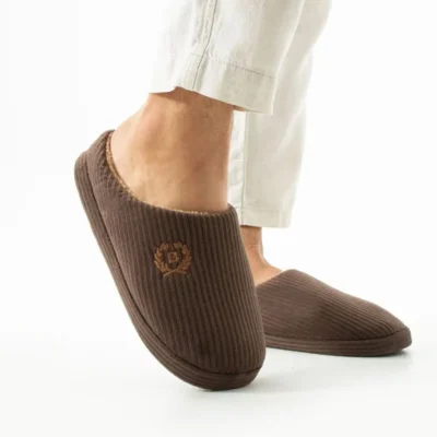 کفش سایز بزرگ مردانه دمپایی خانه جیر (می‌توانید یک شماره تر انتخاب کنید) - 5655