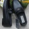 کفش رسمی مردانه 25109 بربری از چرم طبیعی مشکی - 5935