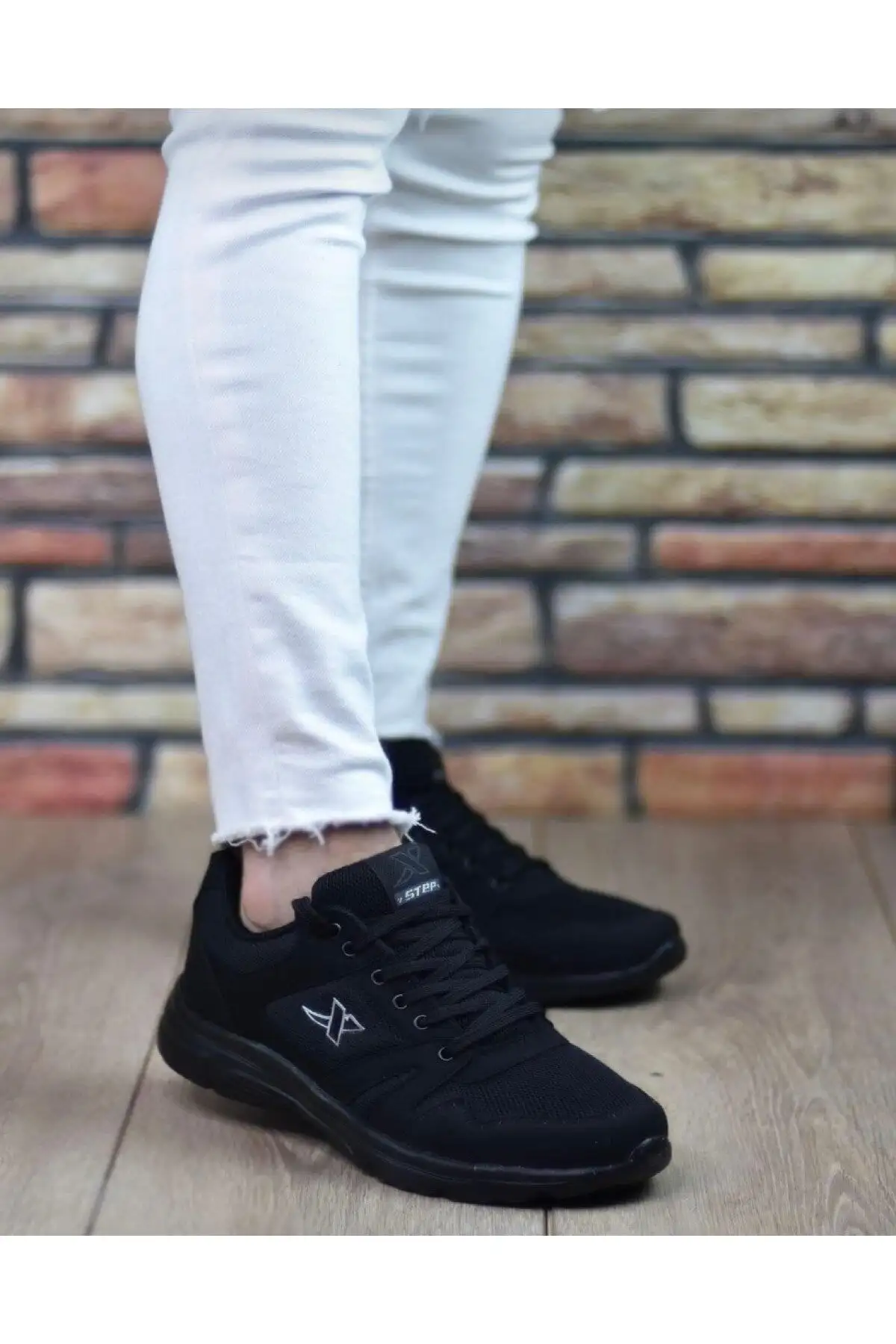 کفش سایز بزرگ مردانه ورزشی شماره ۴۵-۴۶-۴۷ - رنگ مشکی - 6719