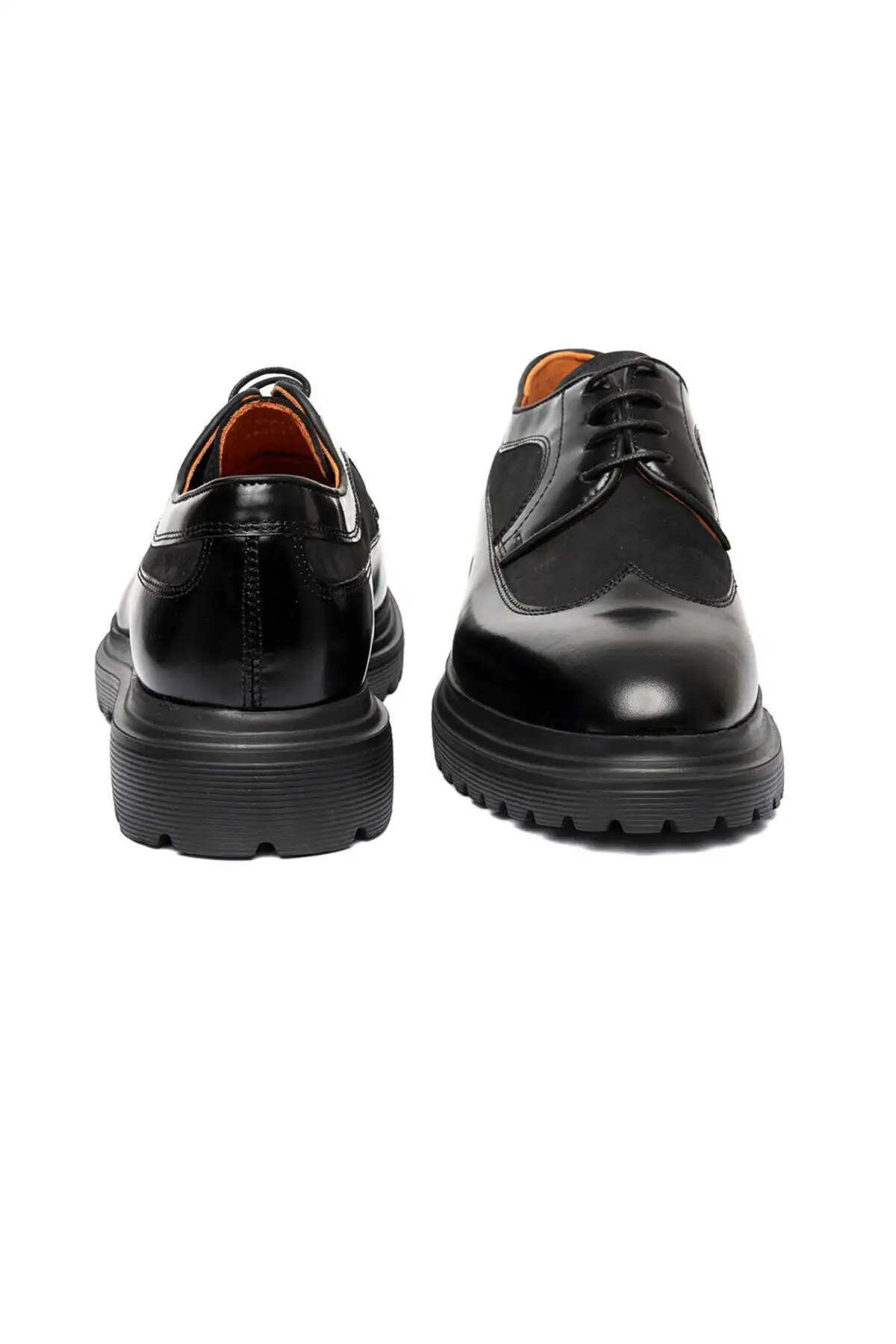 کفش رسمی مردانه کلاسیک چرم طبیعی سیاه - 6956