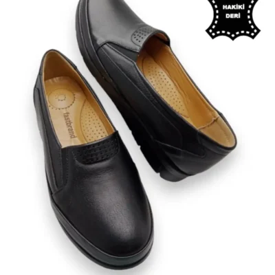 کفش مجلسی زنانه روزمره کاملاً اورتوپدیک از چرم طبیعی - 5691