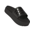کفش راحتی خانه صندل پلتفرم زنانه مشکی مدل Hq6179-adilette - 5920