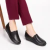 کفش زنانه چرم طبیعی دیابتی ارتوپدیک - 6536