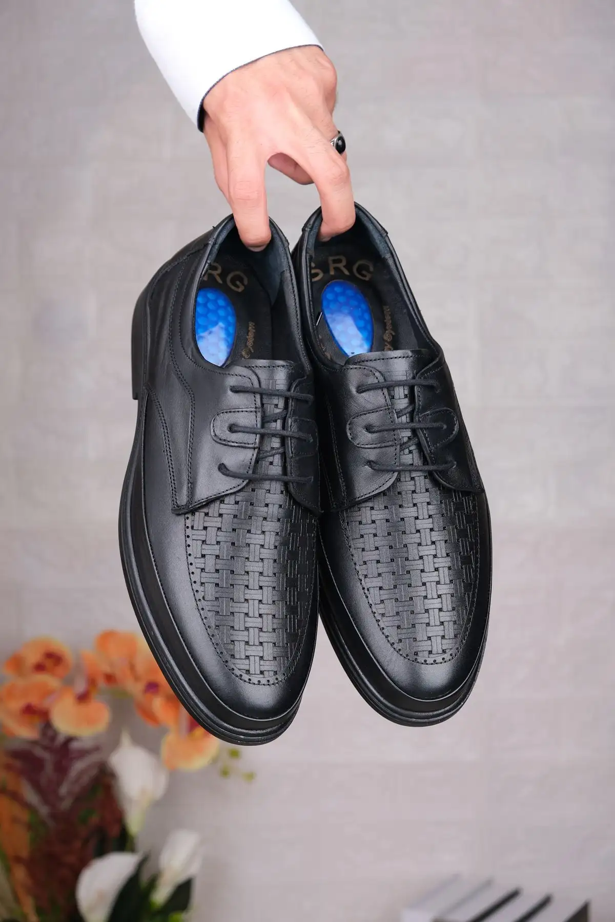 کفش رسمی مردانه بسیار سبک و نرم از چرم طبیعی - 7035