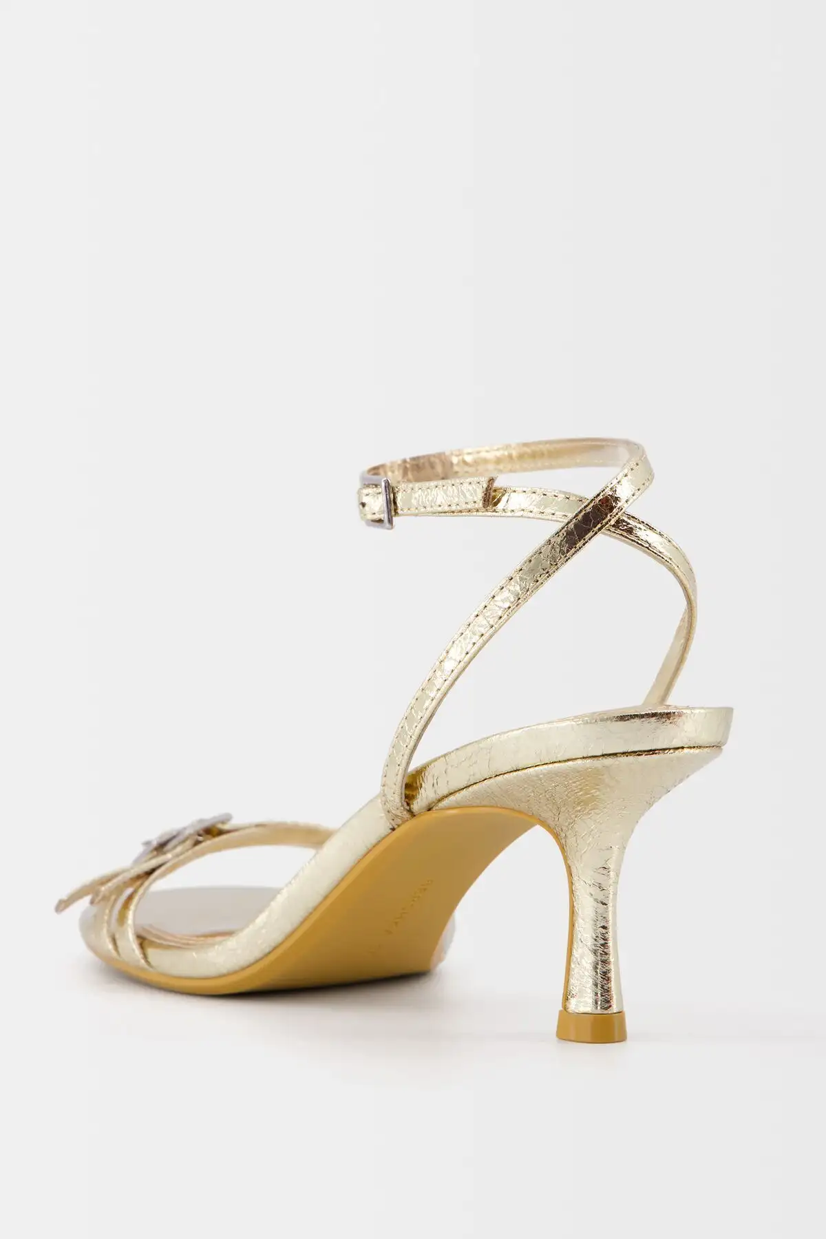 کفش صندل زنانه سندل پاشنهدار با بند نازک که به مچ پا بسته میشود. - 5980 کفش صندل زنانه سندل پاشنهدار با بند نازک که به مچ پا بسته میشود. - 5980