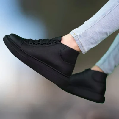 بوت مردانه چکمه مشکی 0012575 - 6669