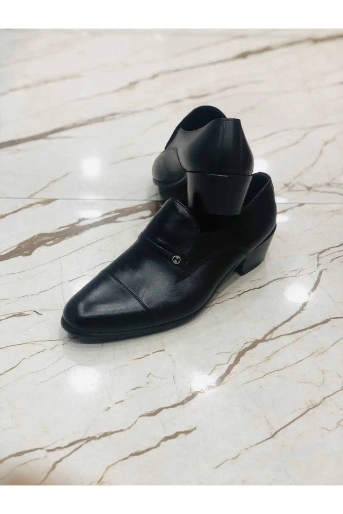 کفش رسمی مردانه   کلاسیک بدون بند با پاشنه تخم مرغی ساخته شده از ۱۰۰% چرم، تولید ویژه روز چهارشنبه. - 6458 کفش رسمی مردانه کلاسیک بدون بند با پاشنه تخم مرغی ساخته شده از ۱۰۰% چرم، تولید ویژه روز چهارشنبه. - 6458