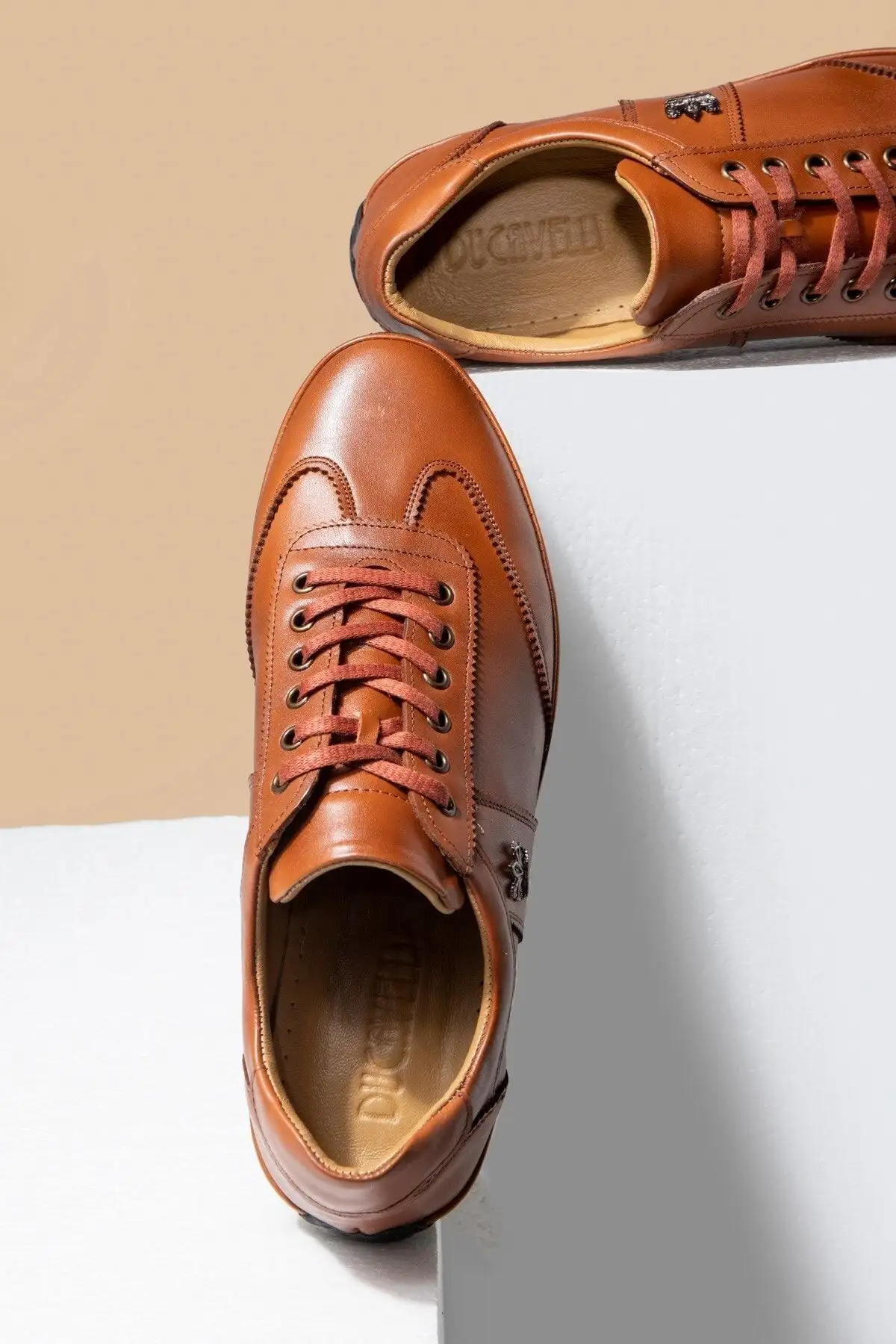 کفش سایز بزرگ مردانه - روزمره رویال از چرم اصل - کژوال - ۱۰۰% چرم - چهار فصل - 6714