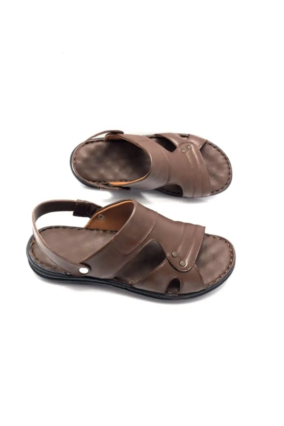 کفش سایز بزرگ مردانه صندل    تمام orthopedic از چرم طبیعی - 6826 کفش سایز بزرگ مردانه صندل تمام orthopedic از چرم طبیعی - 6826