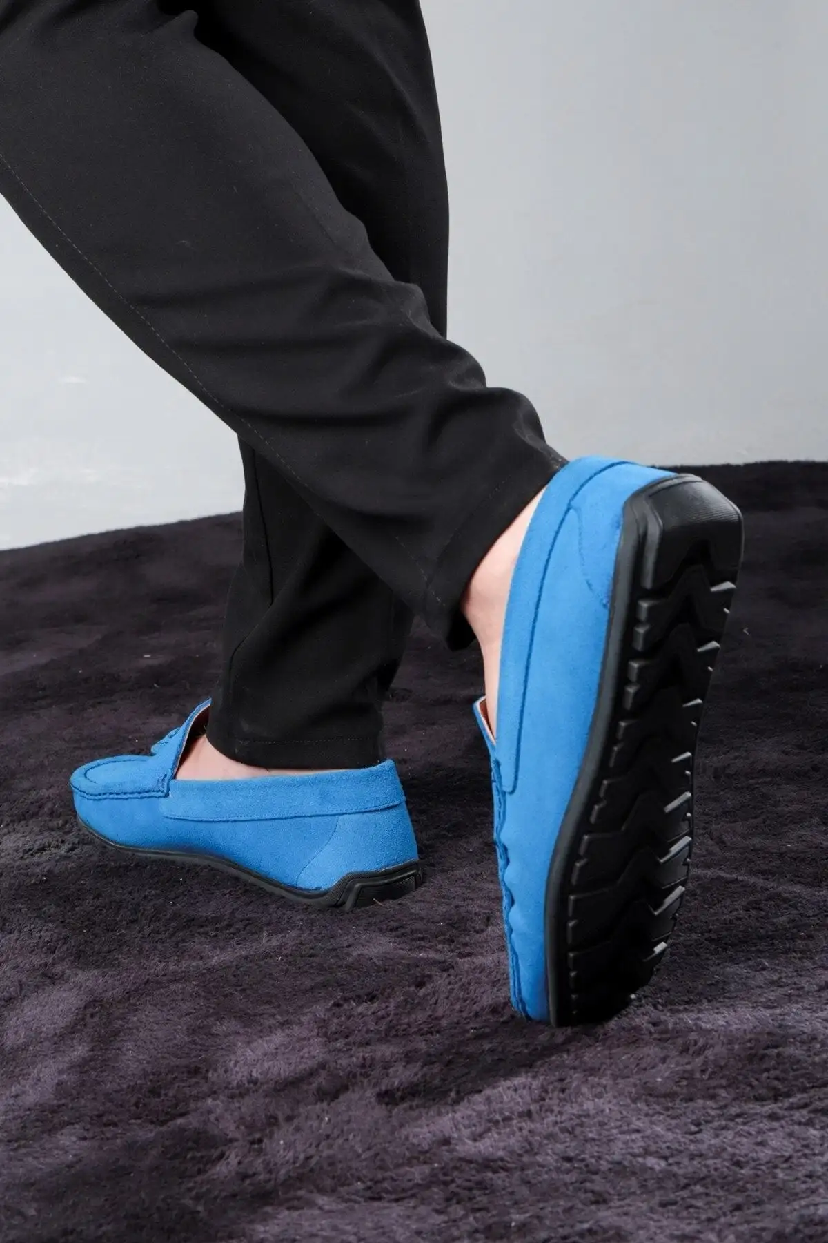 کفش روزمره مردانه فرانسن از چرم طبیعی، لوفر، سبک، لوفر با پاپیون - 5957