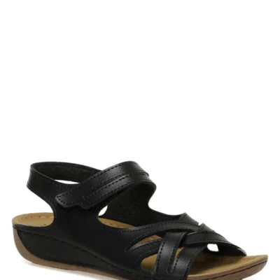 کفش صندل زنانه سندل راحتی مشکی 164343.z3fx - 6097