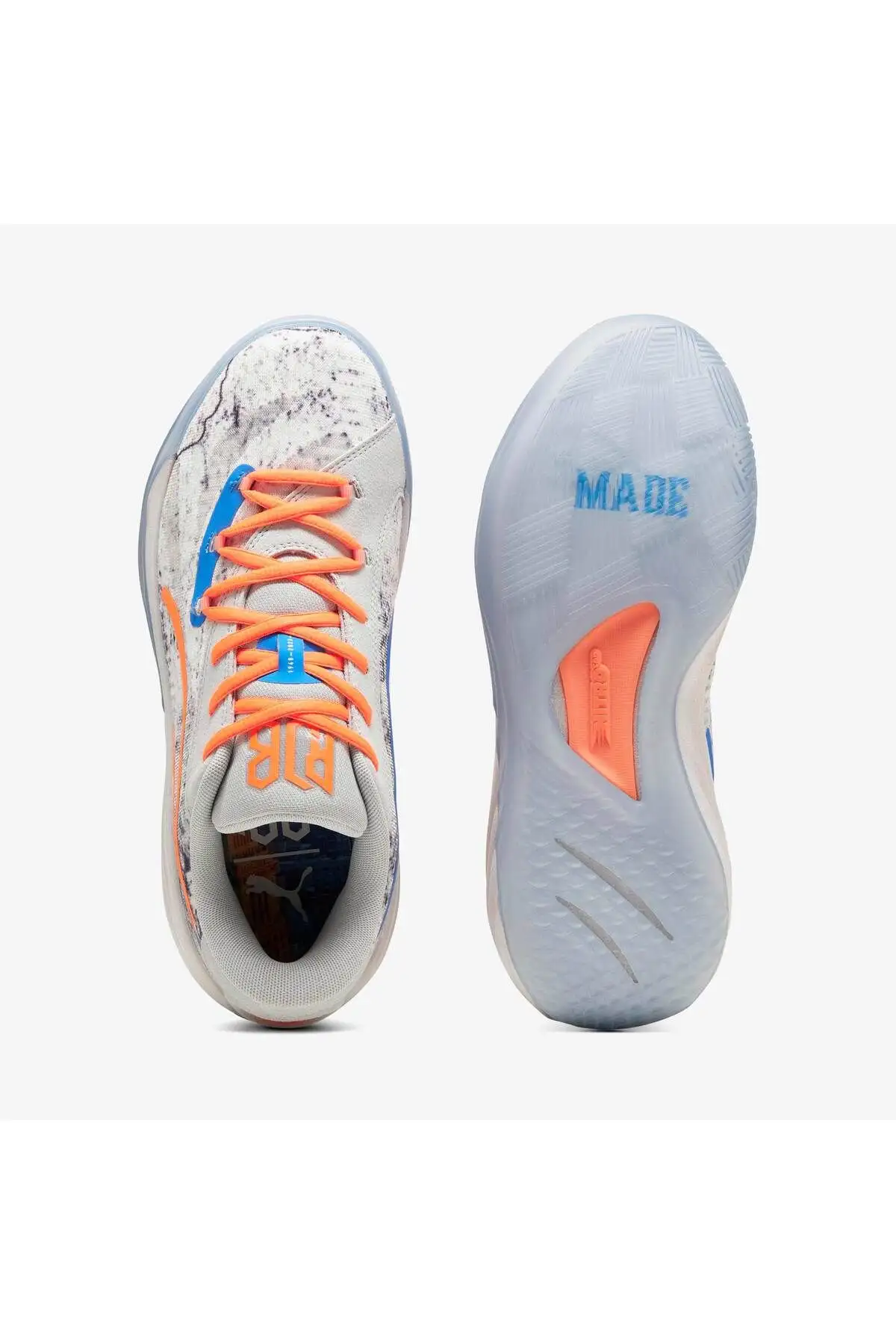 کفش بسکتبال   یونیسکس سفید نیترو آر جی بارت از برند آلپرو - 5734 کفش بسکتبال یونیسکس سفید نیترو آر جی بارت از برند آلپرو - 5734