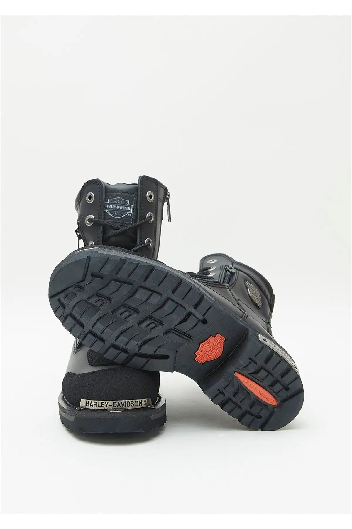 بوت مردانه چکمه چرمی سیاه ریدیک - 5598