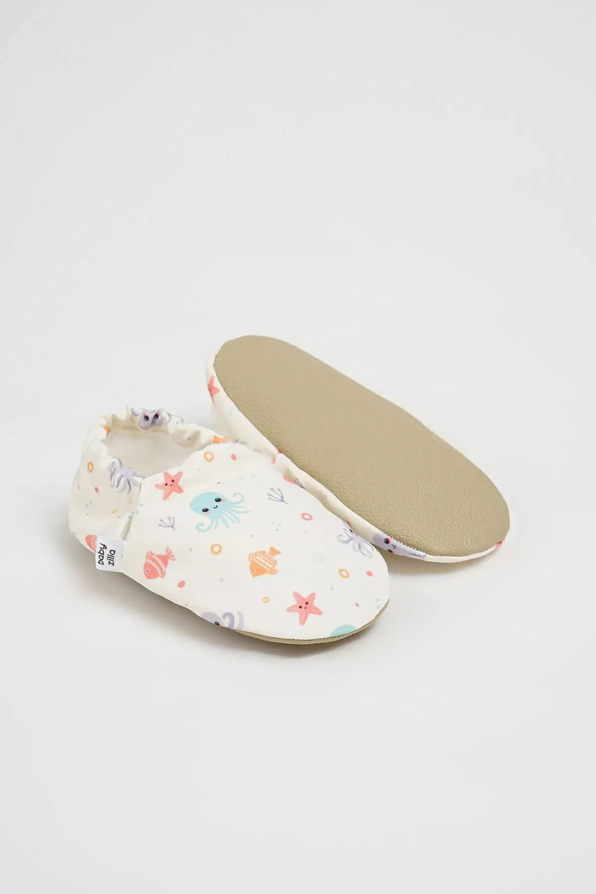 کفش نوزاد پسر 1. پاپوش با زیره ضد لغزش 2. دمپایی خانه 3. مهدکودک 4. پاندوف تابستانی - 5474