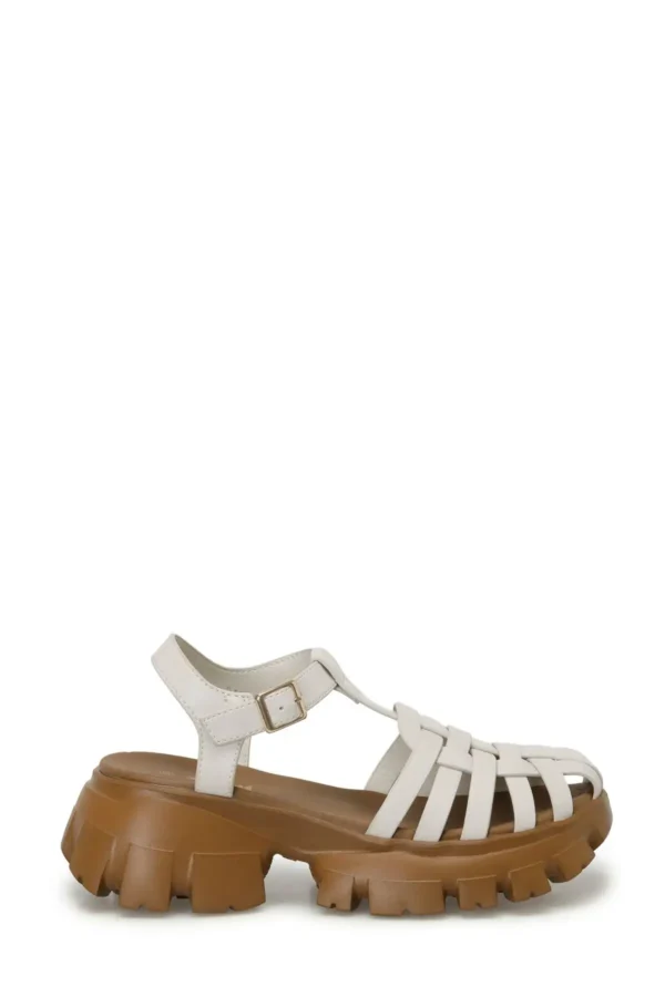 کفش صندل زنانه 4FX بیژ ورزشی ش sandal - 6076