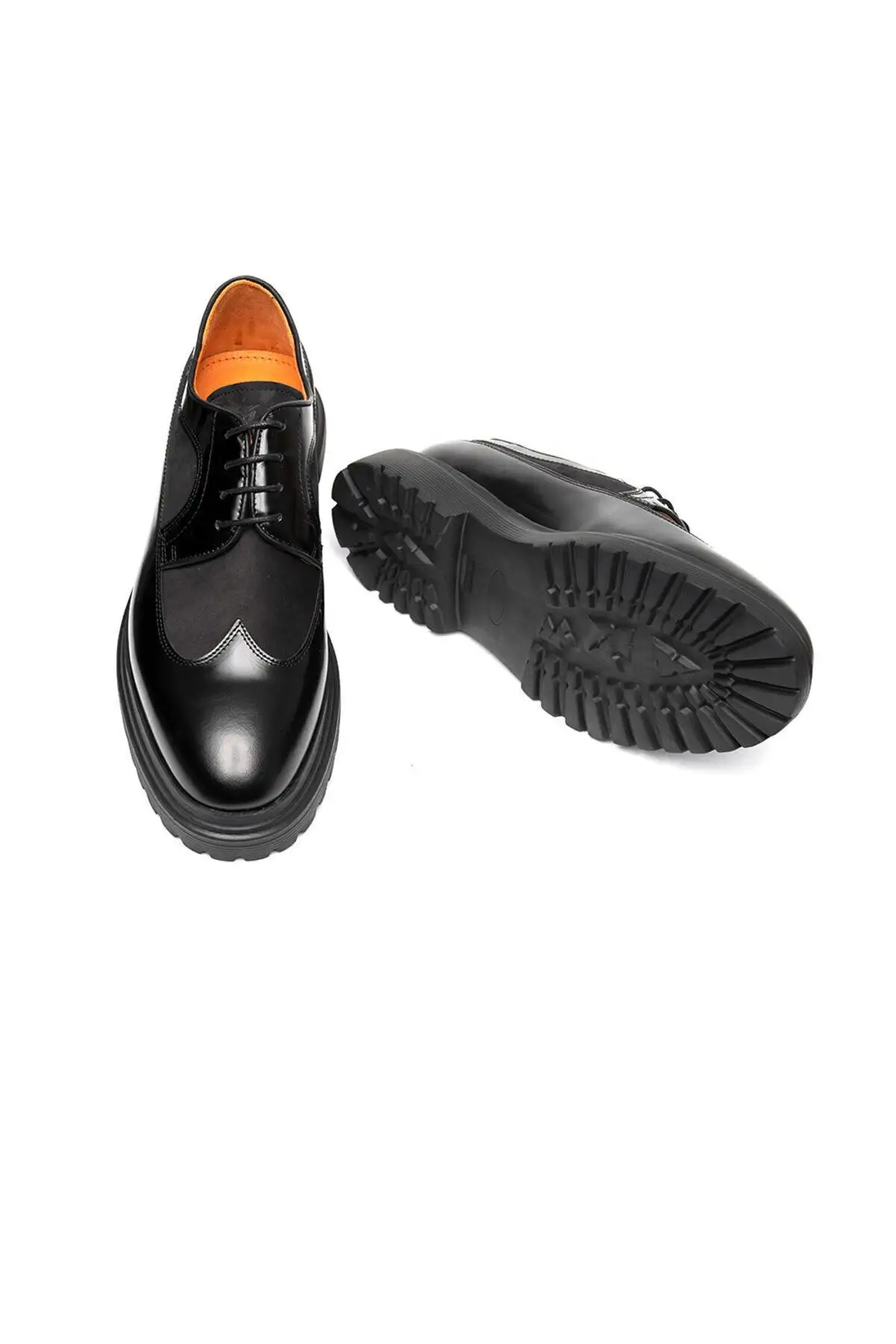 کفش رسمی مردانه کلاسیک چرم طبیعی سیاه - 6956