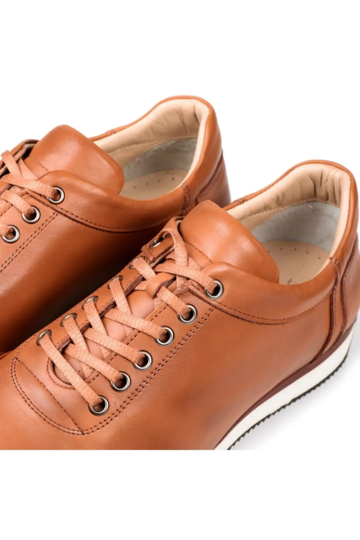 کفش سایز بزرگ مردانه روزمره راحتی از چرم طبیعی، کژوال، ۱۰۰٪ چرم، مناسب برای چهار فصل - 5674