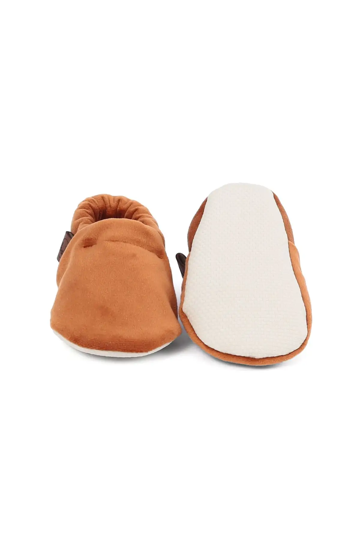 کفش نوزاد پسر پاپوش  کارامل کادفه - 6556 کفش نوزاد پسر پاپوش کارامل کادفه - 6556