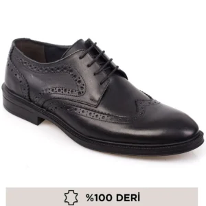 کفش رسمی مردانه کلاسیک مناسب برای داماد و کت و شلوار از جنس چرم داخلی و خارجی - 7020