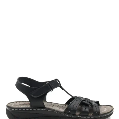 کفش صندل زنانه سندل مشکی 158589.z2fx - 6089