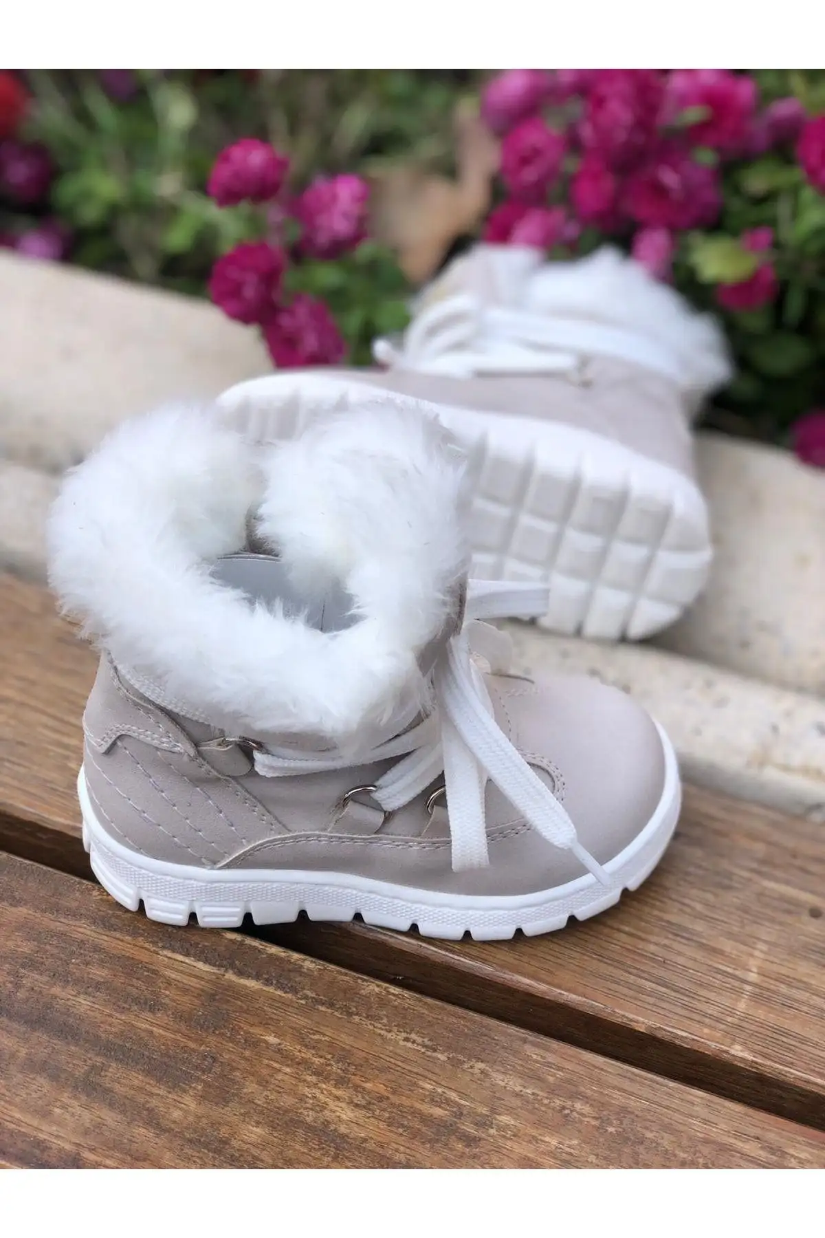 بوت بچگانه کفش  دخترانه کپا با زیپ و طراحی راحت - 6136 بوت بچگانه کفش دخترانه کپا با زیپ و طراحی راحت - 6136