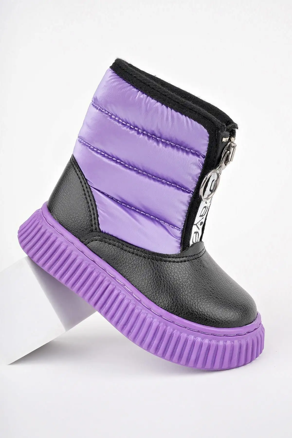 بوت بچگانه کفش بارانی و برفی با رویه زیپ دار و داخل پشمی مناسب نوزادان گارانتی شده کاندی - 5572 بوت بچگانه کفش بارانی و برفی با رویه زیپ دار و داخل پشمی مناسب نوزادان گارانتی شده کاندی - 5572