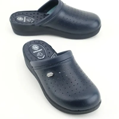 کفش راحتی خانه ترجمه محصول به فارسی: "ترمز 4768 سابو 4 نقطه رنگ سورمه‌ای - دمپایی ارتوپدی پزشک آشپز" - 6350