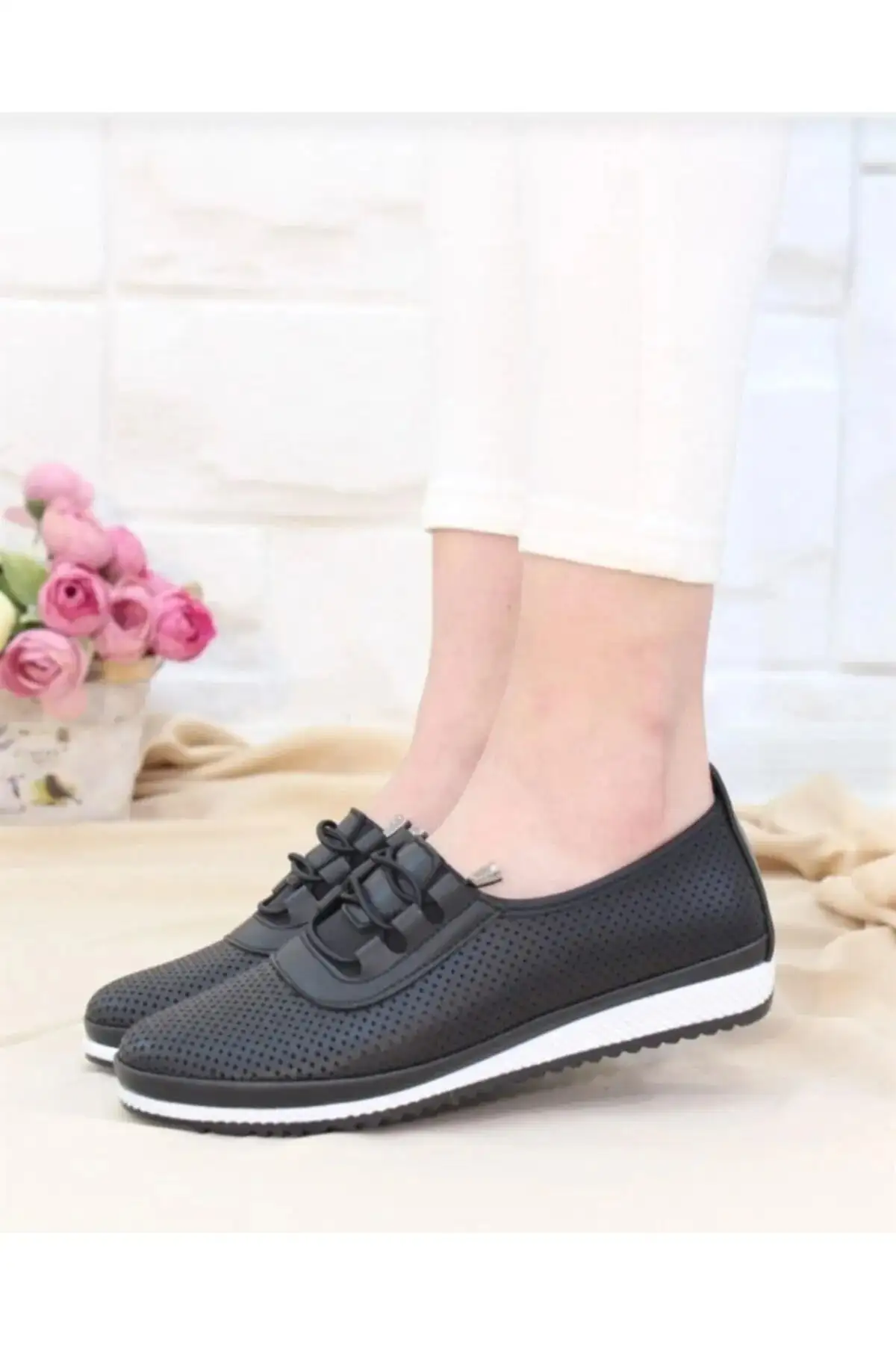 کفش ورزشی روزمره  نازک زنانه مادر با سوراخها - 6629 کفش ورزشی روزمره نازک زنانه مادر با سوراخها - 6629