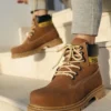 بوت مردانه کفش زمستانی یونی649 کاتکس با کیفیت تضمینی و زیره ضد لغزش، مقاوم در برابر آب و سرما - 6672