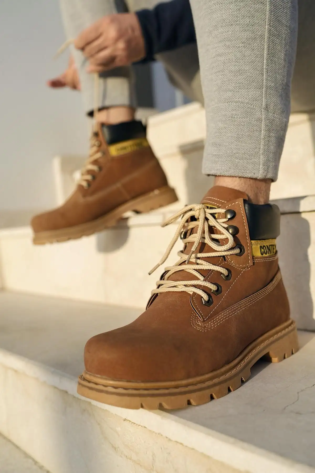 بوت مردانه کفش زمستانی یونی649 کاتکس با کیفیت تضمینی و زیره ضد لغزش، مقاوم در برابر آب و سرما - 6672 بوت مردانه کفش زمستانی یونی649 کاتکس با کیفیت تضمینی و زیره ضد لغزش، مقاوم در برابر آب و سرما - 6672