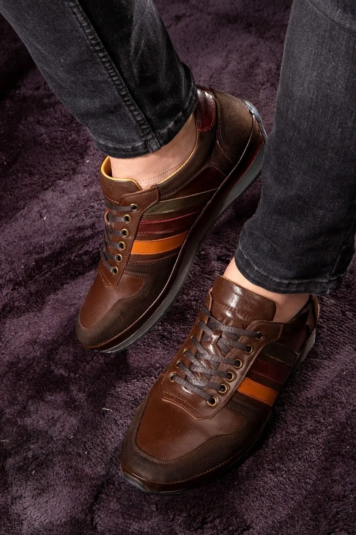 کفش سایز بزرگ مردانه  روزمره  چرم طبیعی لاین،  کژوال،  100% چرم - 6725 کفش سایز بزرگ مردانه روزمره چرم طبیعی لاین، کژوال، 100% چرم - 6725