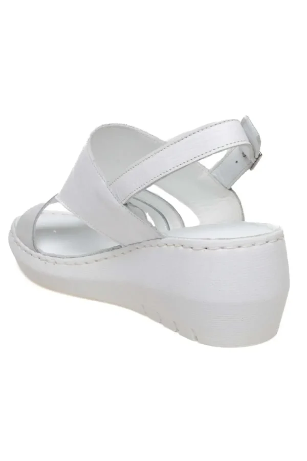 کفش صندل زنانه D24ys-1365 ساندال چرم - 6533