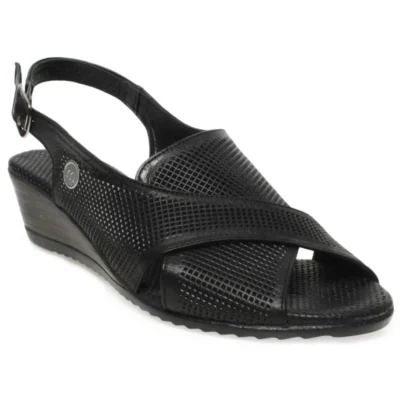 کفش صندل زنانه D23ys1345-z روزمره مشکی - 6522