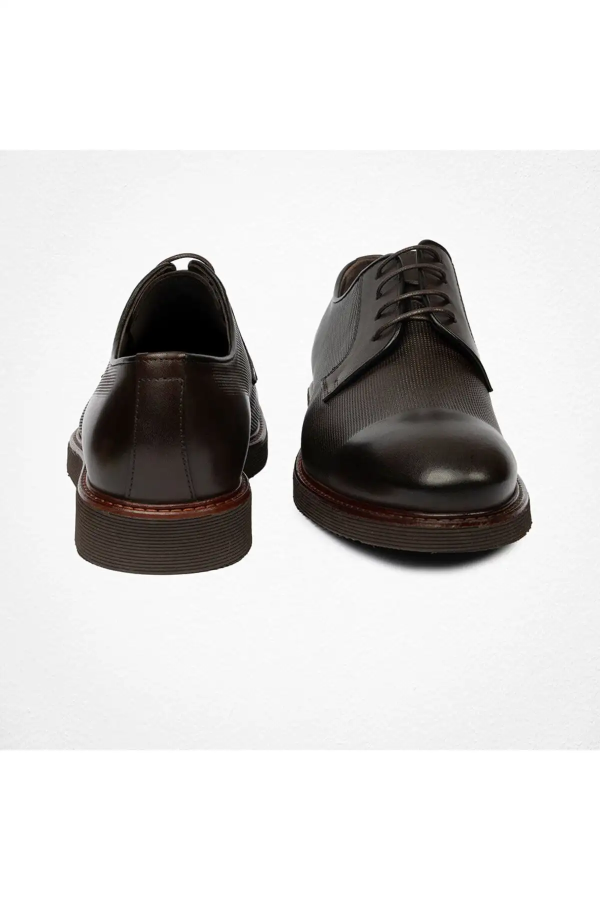 کفش رسمی مردانه  کلاسیک  چرم اصل قهوهای - 6967 کفش رسمی مردانه کلاسیک چرم اصل قهوهای - 6967