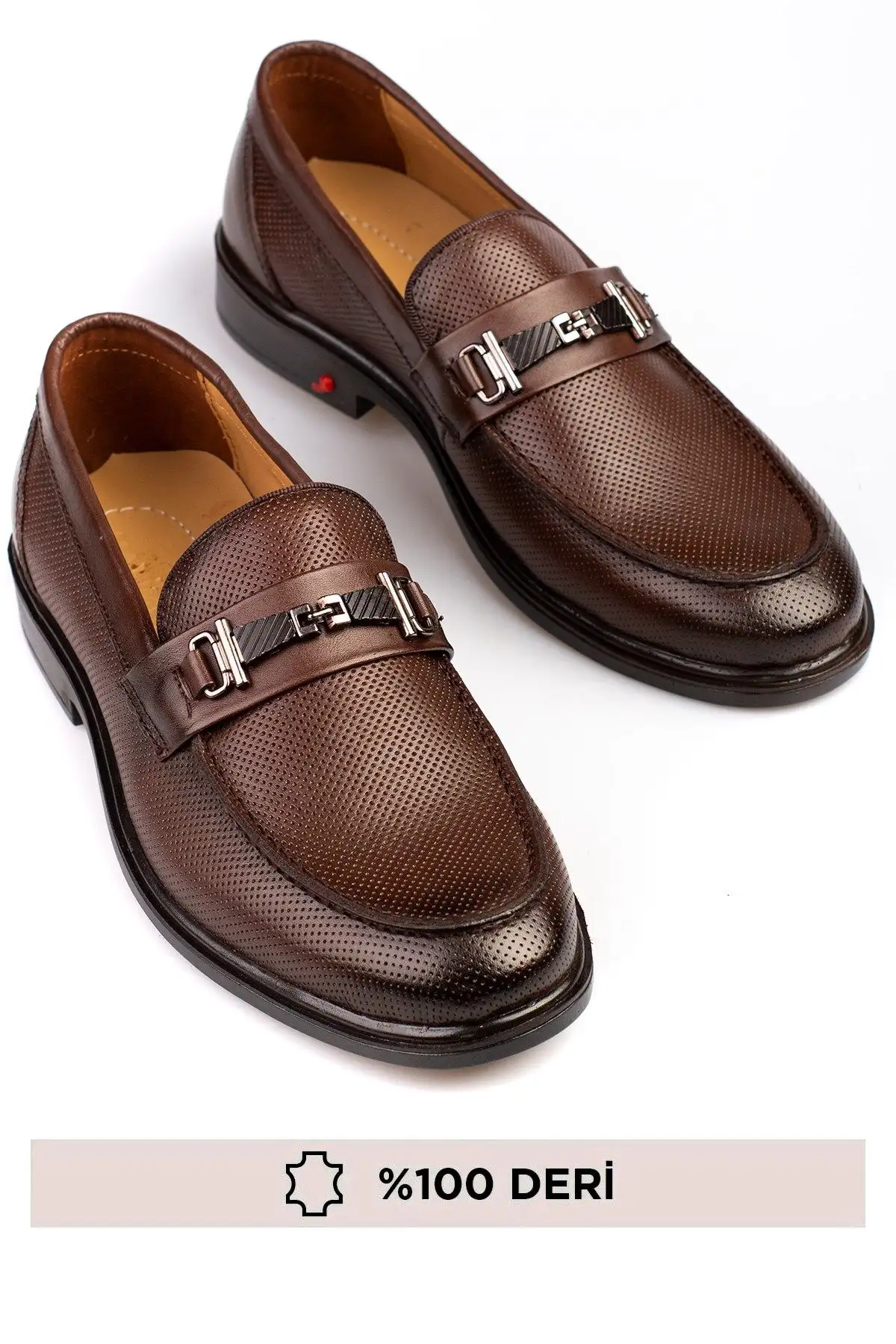 کفش رسمی مردانه لوفر از چرم طبیعی - 5942 کفش رسمی مردانه لوفر از چرم طبیعی - 5942