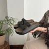 کفش راحتی خانه صندل پزشکی با زیره راحت آناتومیک و یکنواخت برای استفاده روزمره - 7003