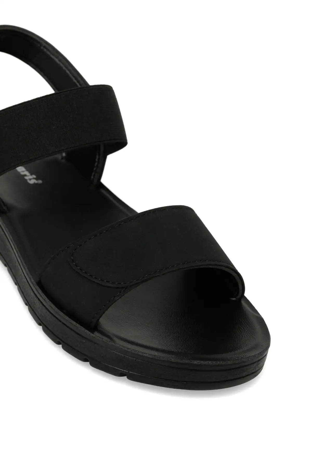 کفش صندل زنانه 323679.Z 4FX مسطح مشکی - 6091 کفش صندل زنانه 323679.Z 4FX مسطح مشکی - 6091