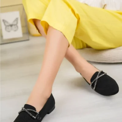 کفش ورزشی روزمره تریکو چپراز بابت سیاه - 6615