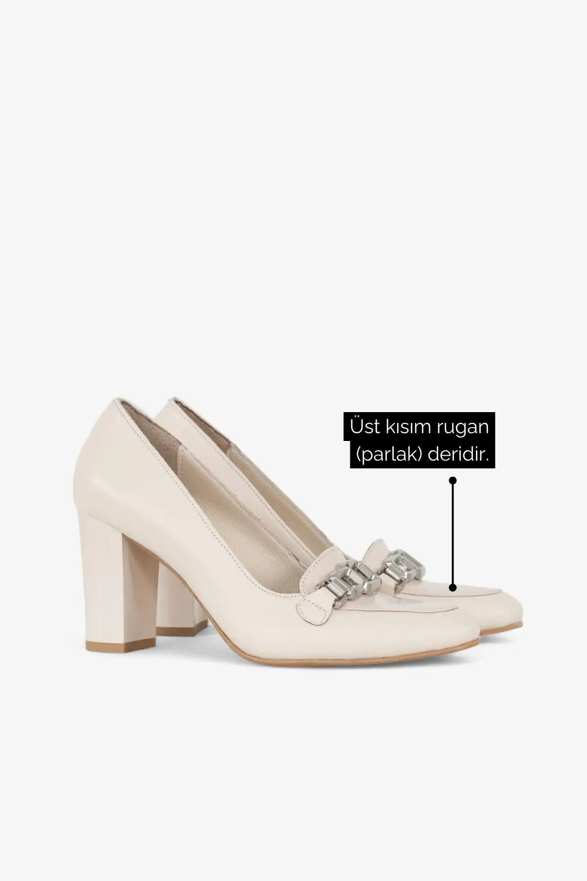 کفش مجلسی زنانه  کلاسیک  چرم اصل اکرو-کرم با طراحی ظریف و شیک، نرم و راحت با پاشنه ۷.۵ سانتیمتر ضخیم - 5702 کفش مجلسی زنانه کلاسیک چرم اصل اکرو-کرم با طراحی ظریف و شیک، نرم و راحت با پاشنه ۷.۵ سانتیمتر ضخیم - 5702