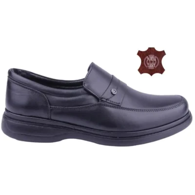 کفش رسمی مردانه روزمره چرم طبیعی مدل ÖZD022 - 6366