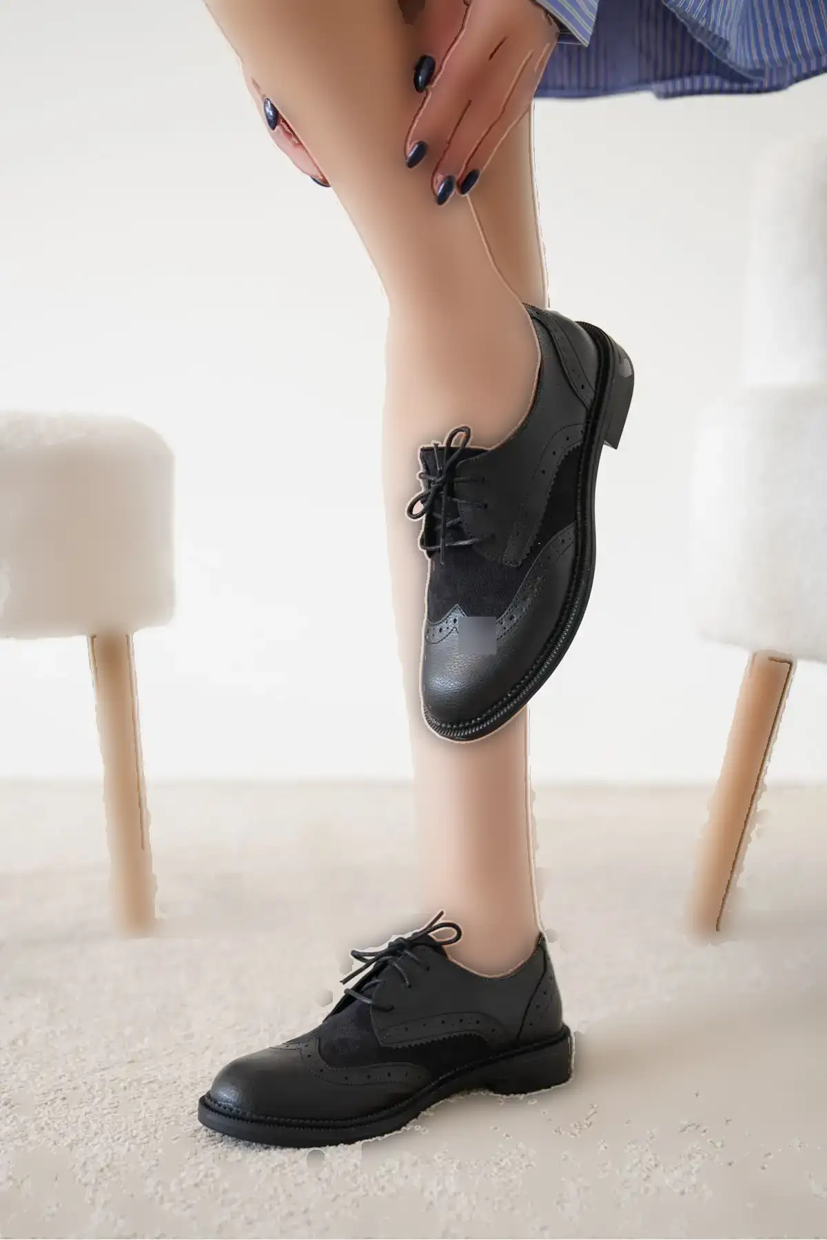 کفش مجلسی زنانه روزمره - آکسفورد - 6216