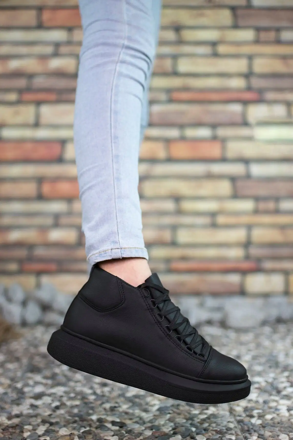 بوت مردانه چکمه  مشکی 0012575 - 6669 بوت مردانه چکمه مشکی 0012575 - 6669