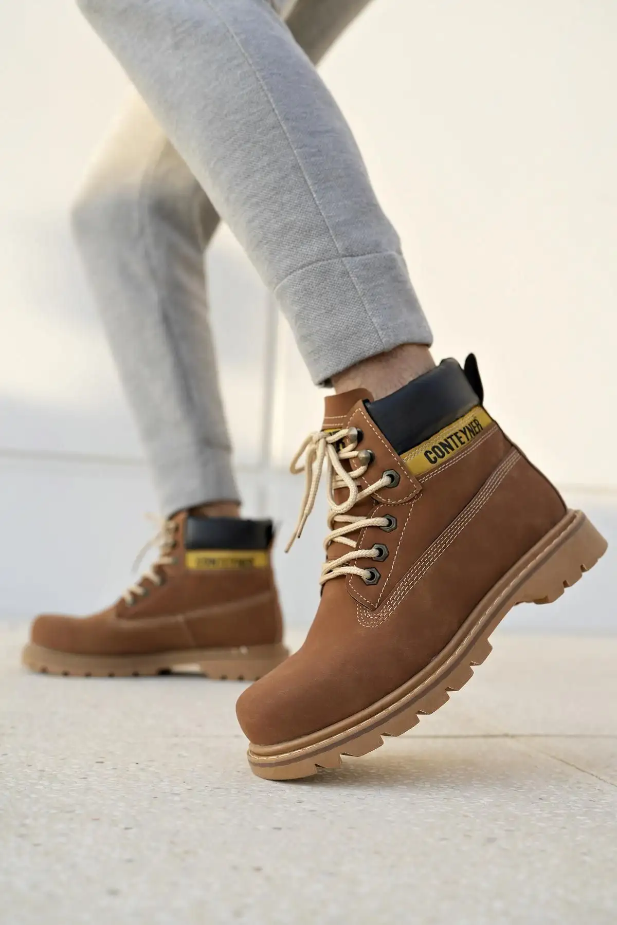 بوت مردانه کفش زمستانی یونی649 کاتکس با کیفیت تضمینی و زیره ضد لغزش، مقاوم در برابر آب و سرما - 6672 بوت مردانه کفش زمستانی یونی649 کاتکس با کیفیت تضمینی و زیره ضد لغزش، مقاوم در برابر آب و سرما - 6672