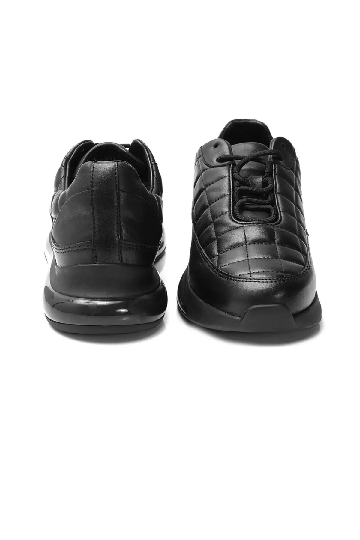 کفش سایز بزرگ مردانه  ورزشی    مشکی از جنس چرم طبیعی 3K1SA14732L - 5653 کفش سایز بزرگ مردانه ورزشی مشکی از جنس چرم طبیعی 3K1SA14732L - 5653