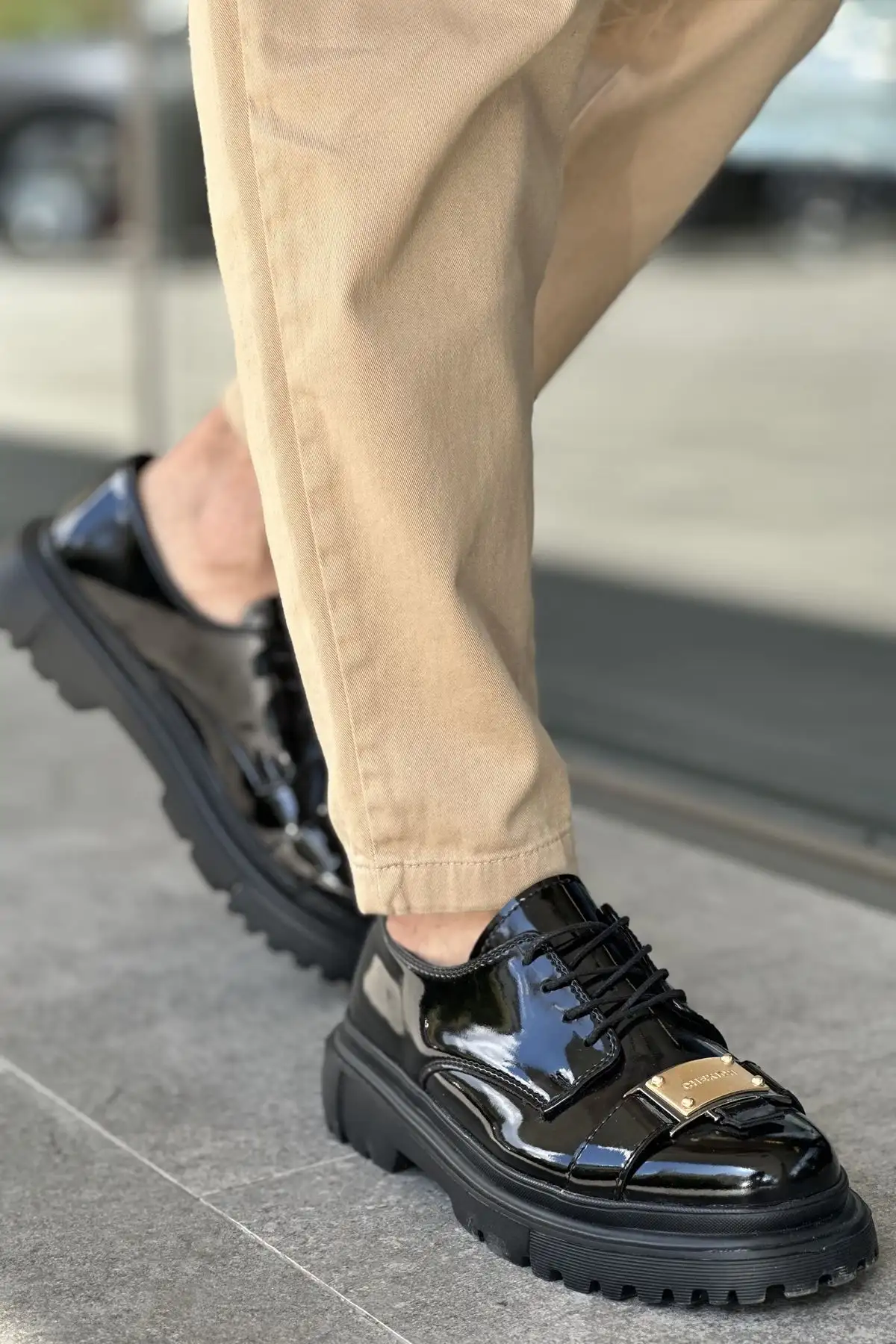 کفش رسمی مردانه CH2402 RST مشکی - 5989 کفش رسمی مردانه CH2402 RST مشکی - 5989