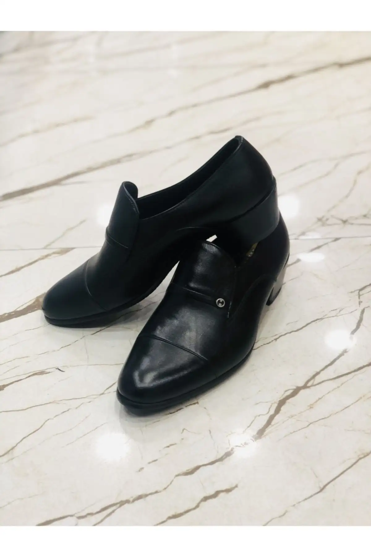 کفش رسمی مردانه   کلاسیک بدون بند با پاشنه تخم مرغی ساخته شده از ۱۰۰% چرم، تولید ویژه روز چهارشنبه. - 6458 کفش رسمی مردانه کلاسیک بدون بند با پاشنه تخم مرغی ساخته شده از ۱۰۰% چرم، تولید ویژه روز چهارشنبه. - 6458